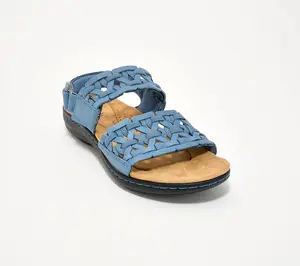 Clarks Collection Leather Sandals -Laurieann Lily Clarks Collection Leather Sandals -Laurieann Lily