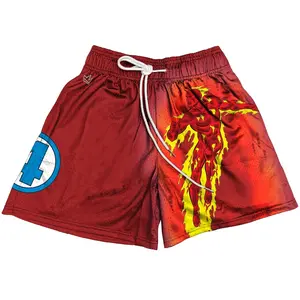 The Fantastic Johnny Storm Comic Shorts (Fantastic 4) 5.5 Inseam