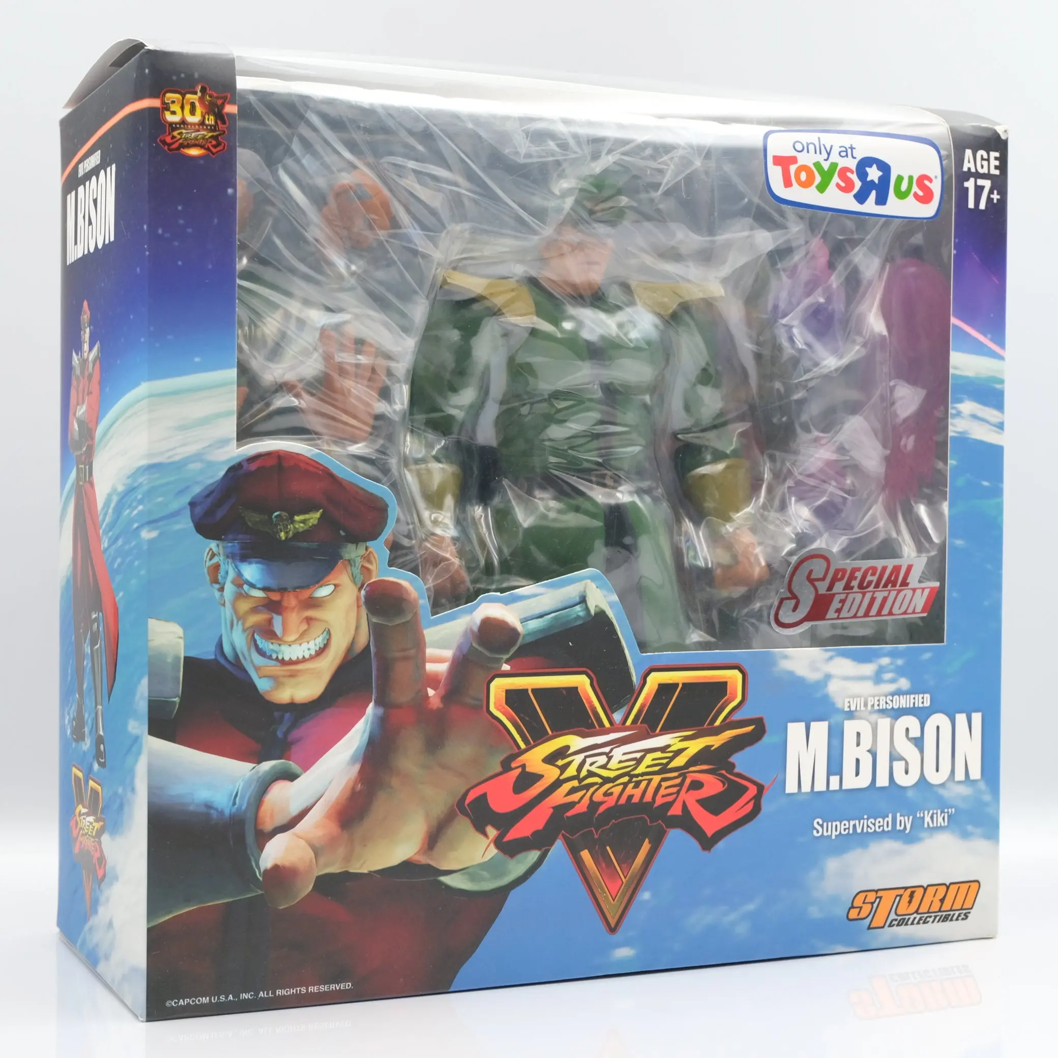 Storm Collectibles Street Fighter V - Evil Personified M.Bison Toys R' Us Special Edition Green