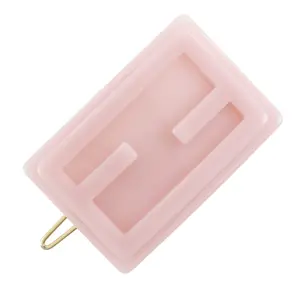 Pre-owned FENDI Plastic Small Leather Goods FF Hair Clip Accessory