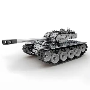 Tank Building Kit, High Difficulty Metal Assembly Model, Handmade Screwfixing Tank Toy, Collectible Desk Decor Gift for Kids & Adults, Diy Building Model