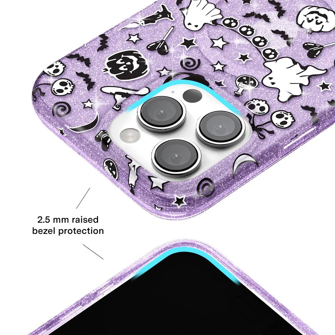 Witchy Lilac Glitter iPhone Case Witchy Lilac Glitter iPhone Case