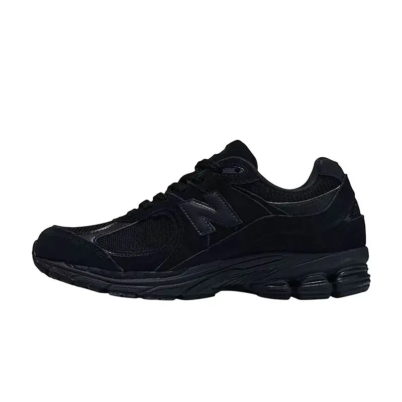 New Balance 2002R 'Black Cat' Suede Mesh Dad Shoes - Stylish Sports Sneakers for Running, Walking, Style, Mesh/Suede, Casual