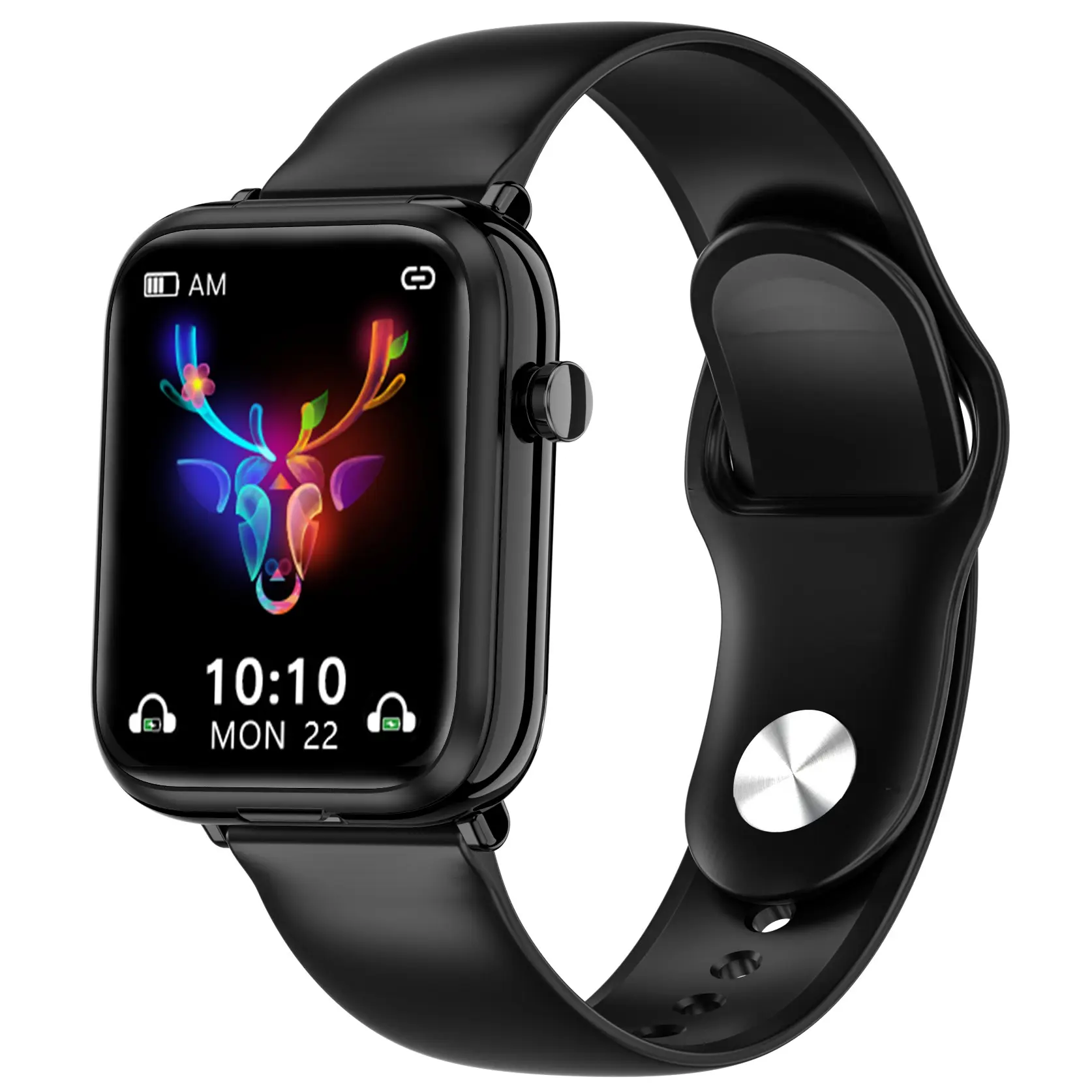 X8s Smart Watch - Best Selling for Christmas, 2-in-1 Earphone, Bluetooth Calling, Message Reminder, Waterproof & Dustproof, Multiple Sports Modes Alloy Charging Wearable Aluminium Android Magnetic Screen Shell Smartphone Chargeable
