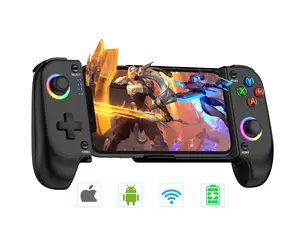 Wireless Phone Controller for iPhone/Android with Hall Joystick,RGB for Supporting Steam Link, Call of Duty, Minecraft, Roblox,Cloud Android