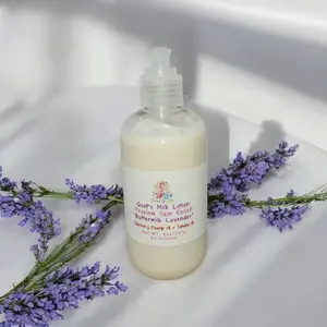 Problem Skin Lotion~Goat Milk Every Day Use Body Care Moisturizing Argan Daily Jojoba Tamanu Oil. Lightweight Sensitive Soothing Hydrating Luxury