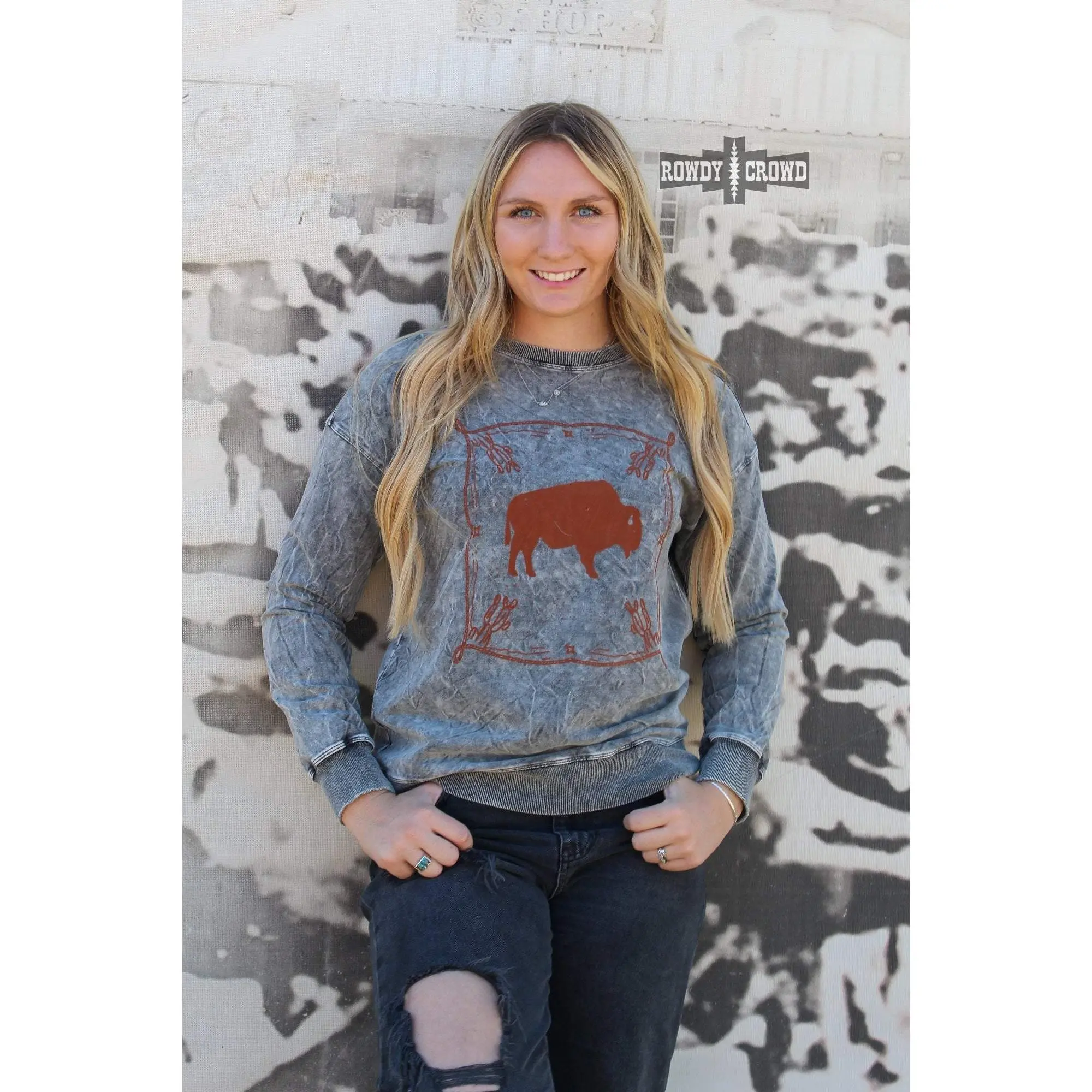 Blazing Buffalo Sweater