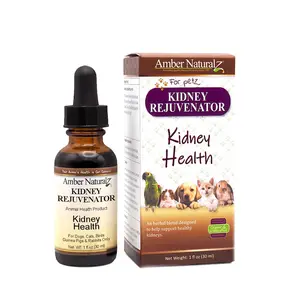 Amber NaturalZ Kidney Rejuvenator Herbal Supplement for Dogs, Cats, Birds, Guinea Pigs, and Rabbits