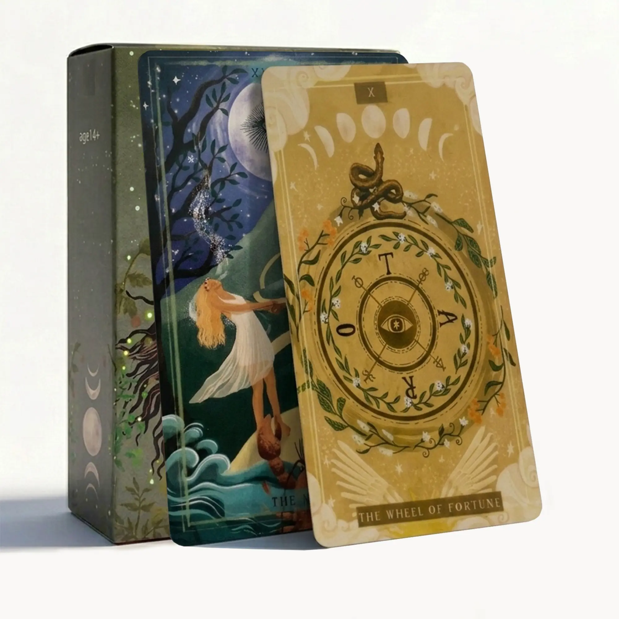 Women's 78-Card Tarot Deck for Nurturing Intuition - Earth Energy & Divine Feminine Themed Card Game for Toys & Hobbies, Tarot Cards