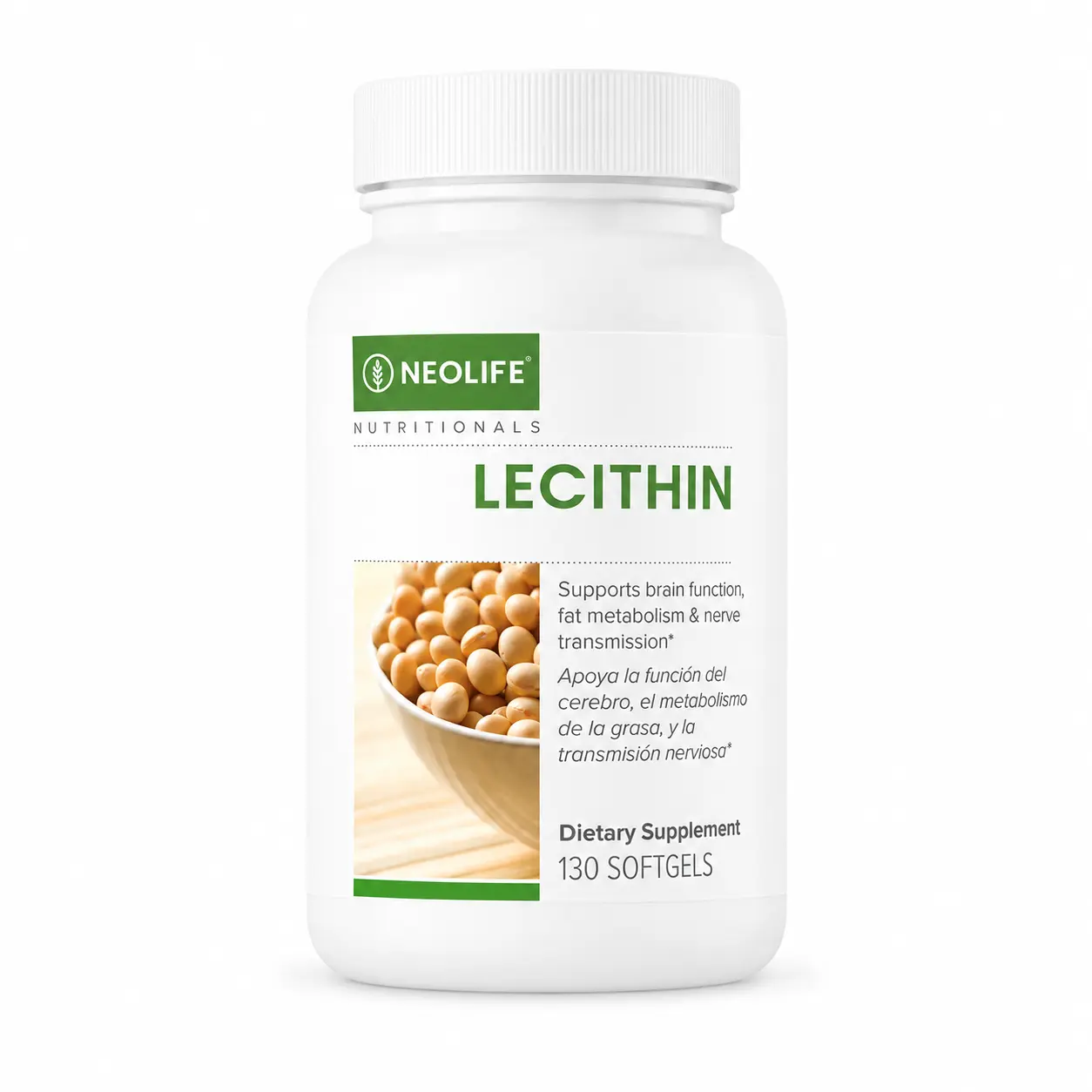 NeoLife Lecithin Softgels | Soy Lecithin Supplement | 130 Softgels