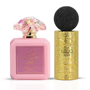 Pink Blush & Naif Eau de Parfum Sprays 100ml (3.4 oz) by Ard Al Zaafaran | From Fruity Florals to Spicy Woods — Luxury in Every Spritz. (Bundle)
