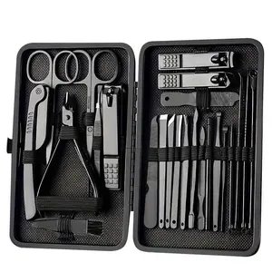 Premium 8/15/24-Piece Nail Clipper & Grooming Kit – Complete Professional Manicure & Pedicure Set with Travel Case – All-in-One Nail Care Tools for Men, Husband, Boyfriend, Parents – Perfect Gift for Him or Loved Ones