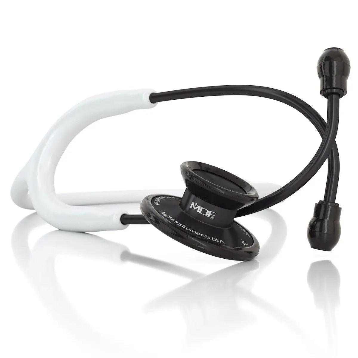 Acoustica® Stethoscope - White/Black Acoustica® Stethoscope - White/Black