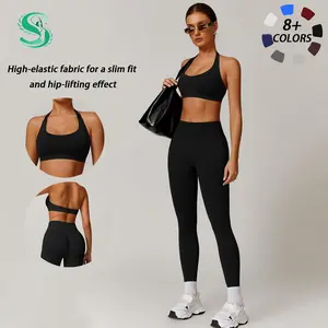 High-Elasticity Women's Leggings with Shaping Slimming Effect & Butt-Lifting for Outdoor Sports Gym Workouts Yoga Available woman scrunch butt legging yoga gym workout clothes built-in pad high-waisted squat-proof workout tights
