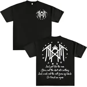 FEEGO Sleep Token Totem Two-Sided T-Shirt - Iconic Band Merch for Fans, Unisex Casual Shirt for Men and Women, Gift for Him & Her, Gothic Dark Aesthetic Top, Double Print Band Tee