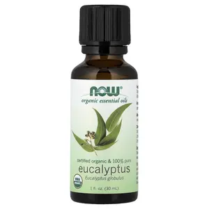 NOW Foods Organic Essential Oils, Eucalyptus, 1 fl oz (30 ml) NOW Foods Organic Essential Oils, Eucalyptus, 1 fl oz (30 ml)