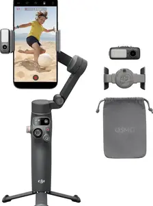DJI Osmo Mobile 7P Gimbal Stabilizer for iPhone, Android, Native Tracking, Lighting, 3-Axis Phone Gimbal, Quick Launch, One-Tap Edit, Built-in Extension Rod & Tripod, 10hrs Use, Phone Charging