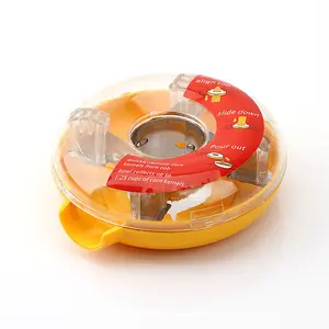 YOKOMA Rotary Corn Peeler, One Step Circular Corn Kernel Remover with Collection Bowl for Kitchen Use