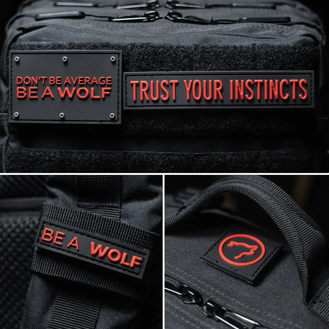 Red 25/35/45 Backpack Patch Kit