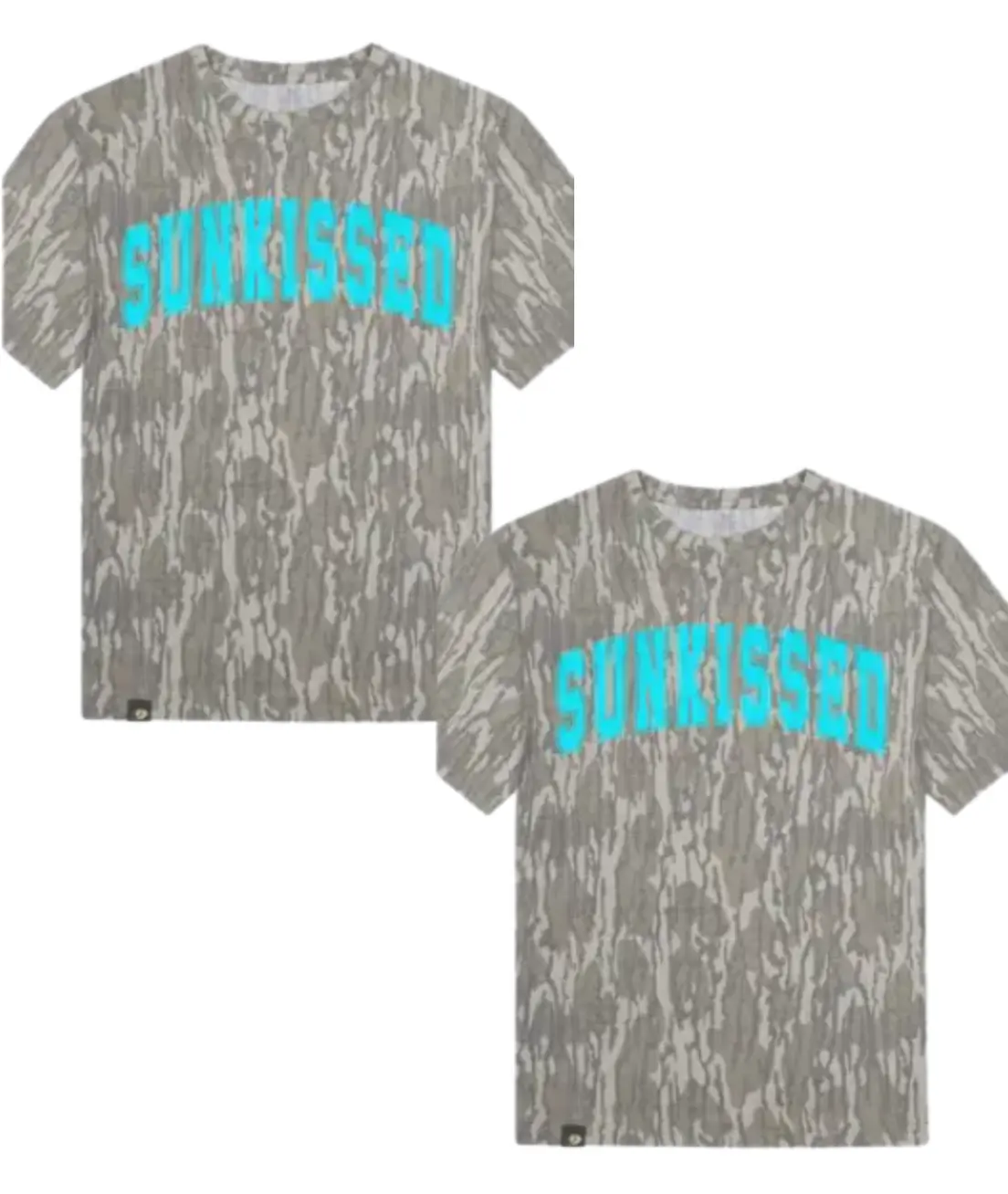 Sunkissed Camo T-Shirt Unisex Outdoor Casual Short Sleeve Tee