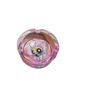 Pink Bunny AshTrayྀི Glass Glossy