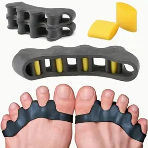 Toe Separator Adjustable Toe Spacer 1 Set Soft Comfortable Flexible Practical Daily Style Foot Care Accessory For Daily Wear Cycling Foot Relief Use