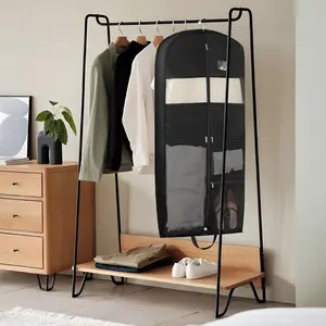 2pcs Multi-Pocket Suit Carrier – Waterproof Clothes Protector Bag for Travel & Storage