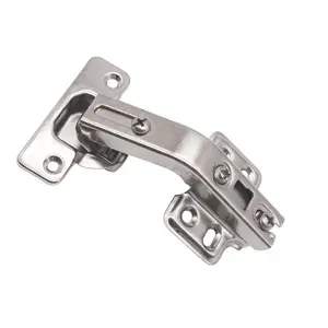 10-Piece Set 135 Degree Hinge Kit, Cold Rolled Steel Fixed Angle Cabinet Door Hinges, Ideal for Kitchen & Wardrobe Use