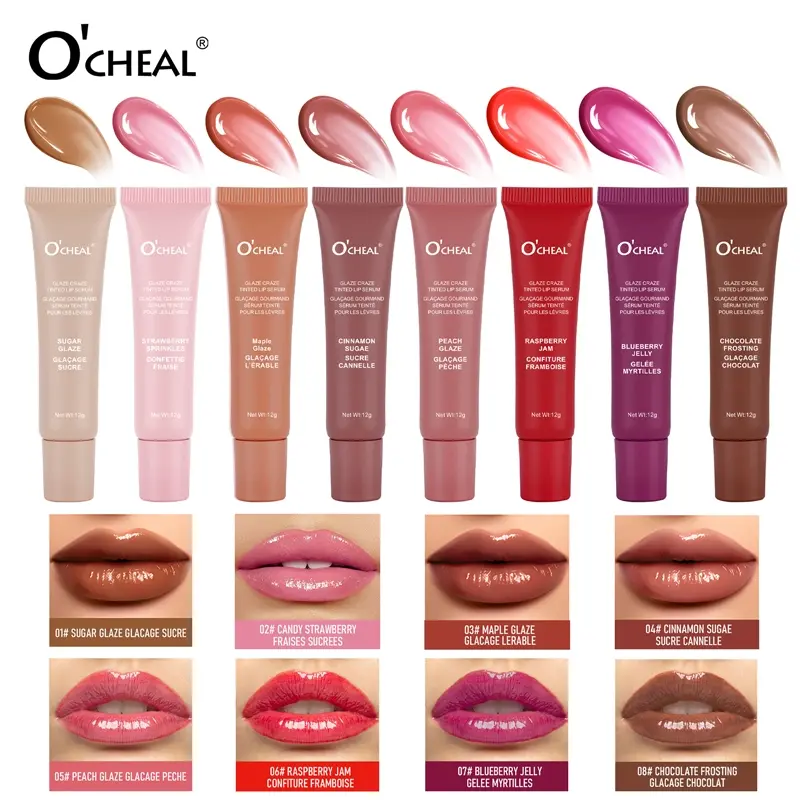 Hydrating Glossy Lipstick, Moisturizing Lip Color for Fall & Winter, Daily Makeup, New Year Gift, Valentine's Day Gift, Mother's Day Gift