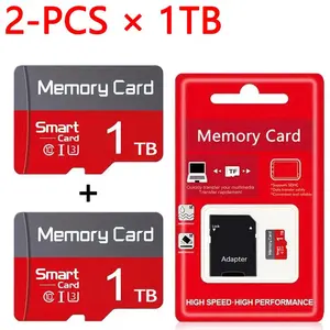 2-Pack 1TB Micro SD Card High Speed Class 10 U3 TF Memory Card with Adapter for Phone Camera Drone