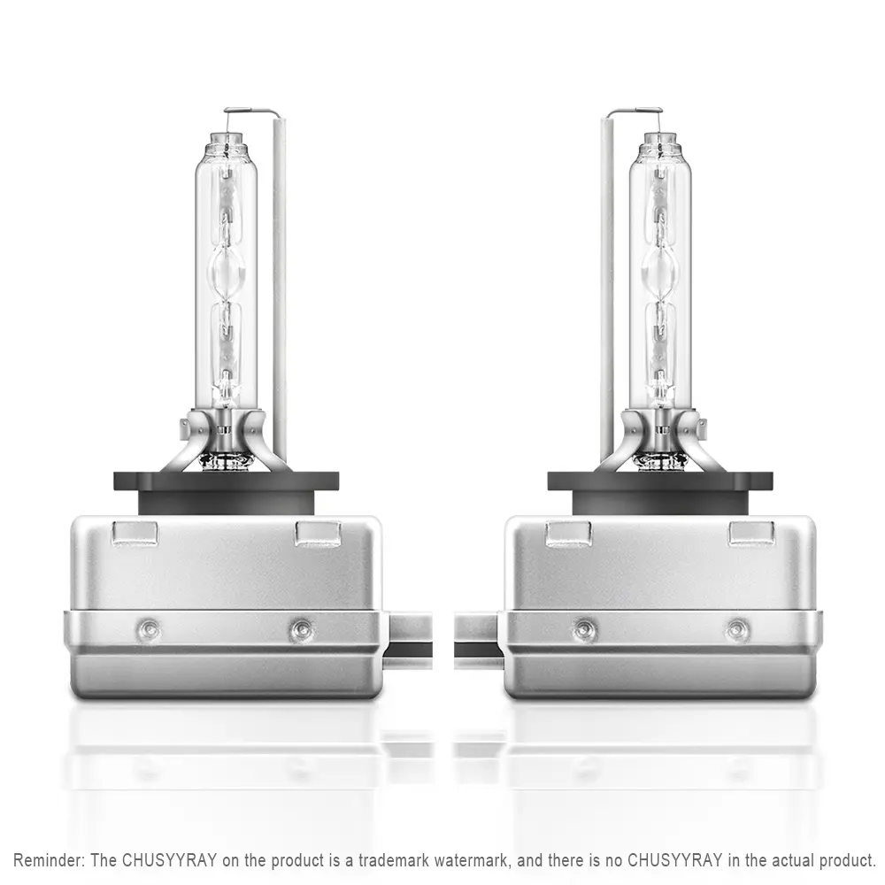 D1S HID Xenon Headlight Bulbs, 6000K White, Direct Replacement Kit for HID Systems (2-Pack)