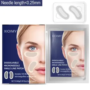 2pcs Microneedle Eye Mask with Hyaluronic Acid, Retinol & Collagen, Strong Moisture, Tightening Skin, Glow Boosting, Micro Needle Patches