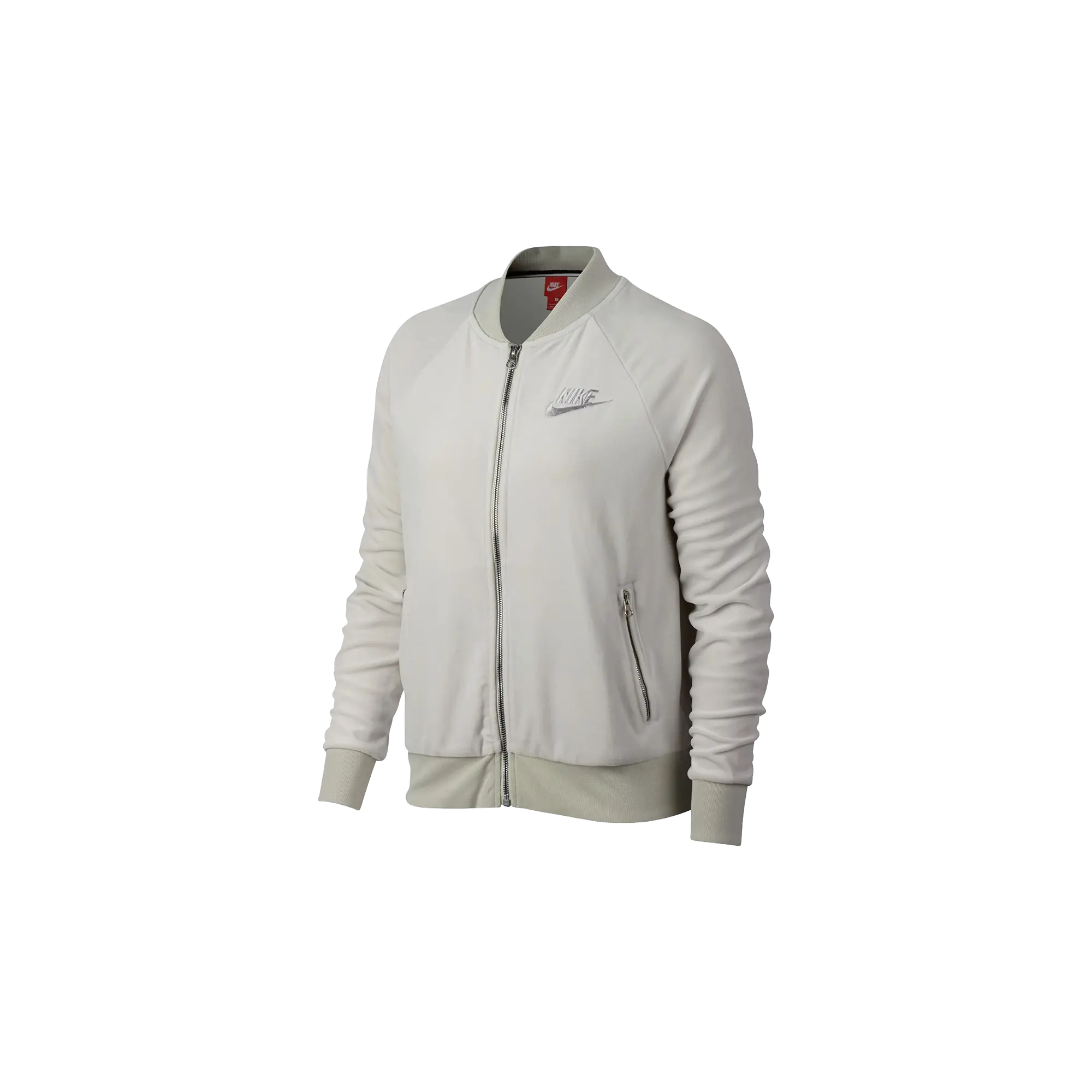 Velour Full Zip Jacket WMNS "Oatmeal Grey" 921149 072