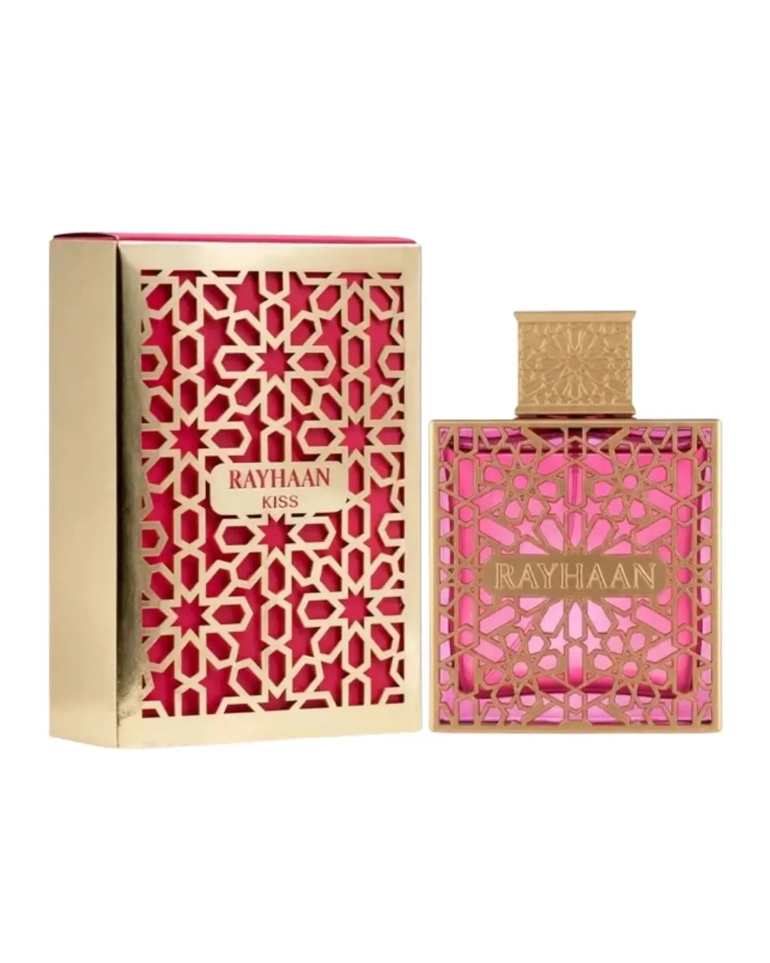 Rayhaan Kiss Eau de Parfum, Sweet Fruity Gourmand Spray On Fragrance for Women, Notes of Strawberry & Coconut, Long-Lasting Scent for All Seasons, 3.4 fl oz / 100ml, Musk, Vanilla, 3 To 3.9 Fl Oz, Single, Cozy Vanilla Musk, Edp, Soft Musk Finish, Vanilla