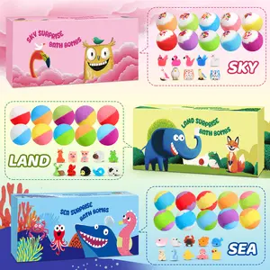 Bath Bombs for Kids with Surprise Inside, 30 Pack Kids Bath Bombs Gift Set, Bubble Bath Fizzies for Children