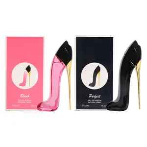 Bundle of 2 Royal Fragrance Fantasy Girl Blush and Perfect Mini Perfume for Women Eau de Parfum 30 ml Travel Size High Heel Bottle