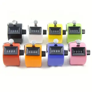 Portable Counting Scale with Four-Digit Display, Unique Design for Coaches, Fishing, Golf, School Supplies, Manual Candy Color Counter, Golf Accessory