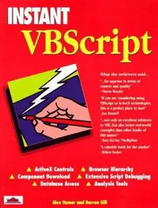 USED-Instant VBScript by Alex Homer (Paperback)