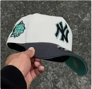 New Era New York Yankees MLB 9FORTY Fitted Cap – NY Logo Baseball Hat with World Series Patch, Premium Streetwear Hat for Men Women, White Sox