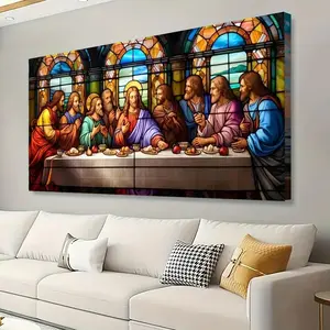 The Last Supper Pattern DIY Diamond Arts Colorful Painting Kit without Frame, DIY 5D Diamond Arts Colorful Painting Kit, Wall Art Decor for Home