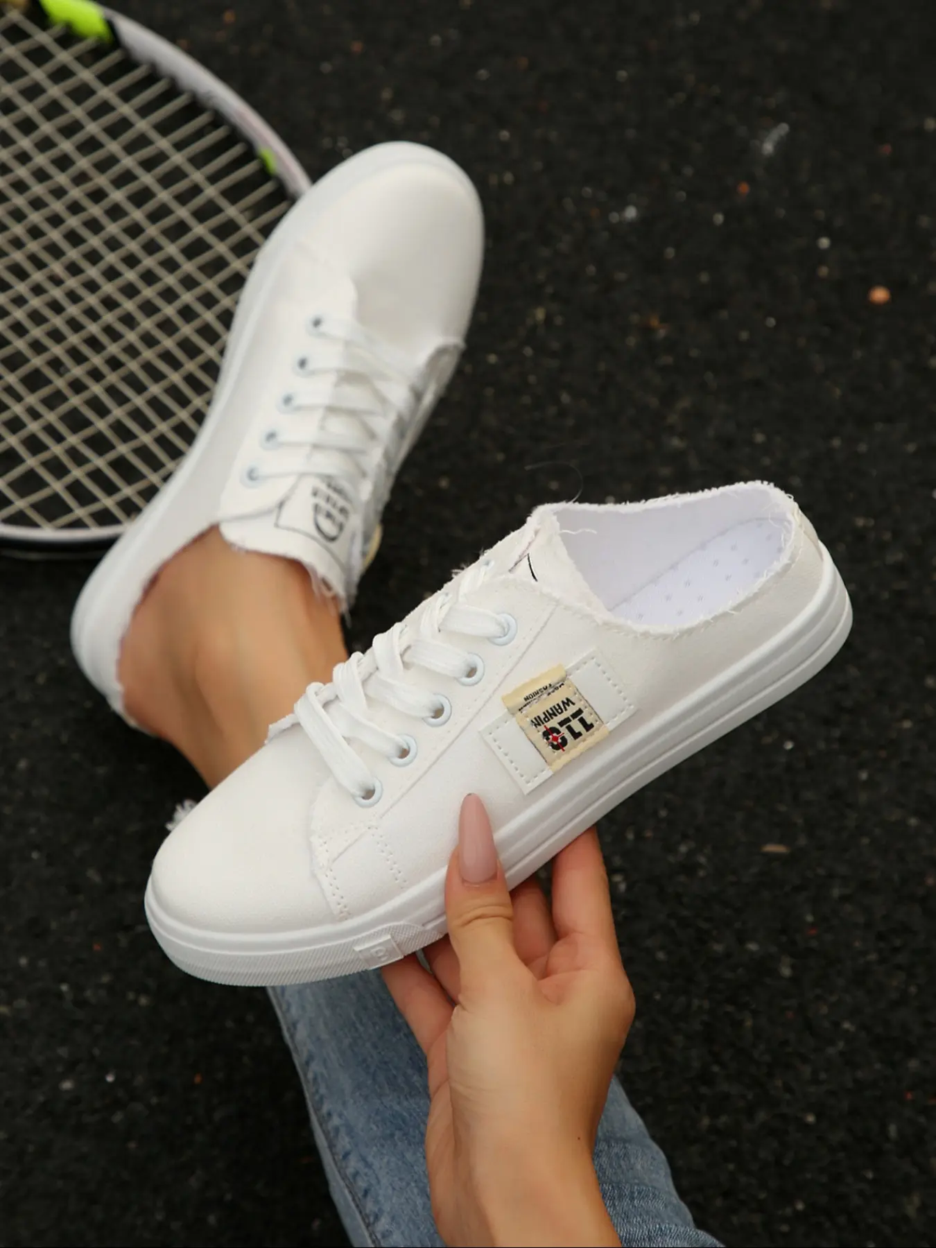 Women's fashionable flat casual shoes, casual and versatile slip-ons, Sneaker, Casual trendy trainers, comfortable and soft design, suitable for daily casual occasions, a must-have for gifts, Casual footwear