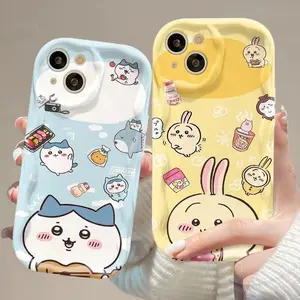 Cute Cream Shell Chiikawa iphone 17 promax Phone Case iPhone16plus All-Inclusive Silicone 14/13 Cartoon 17