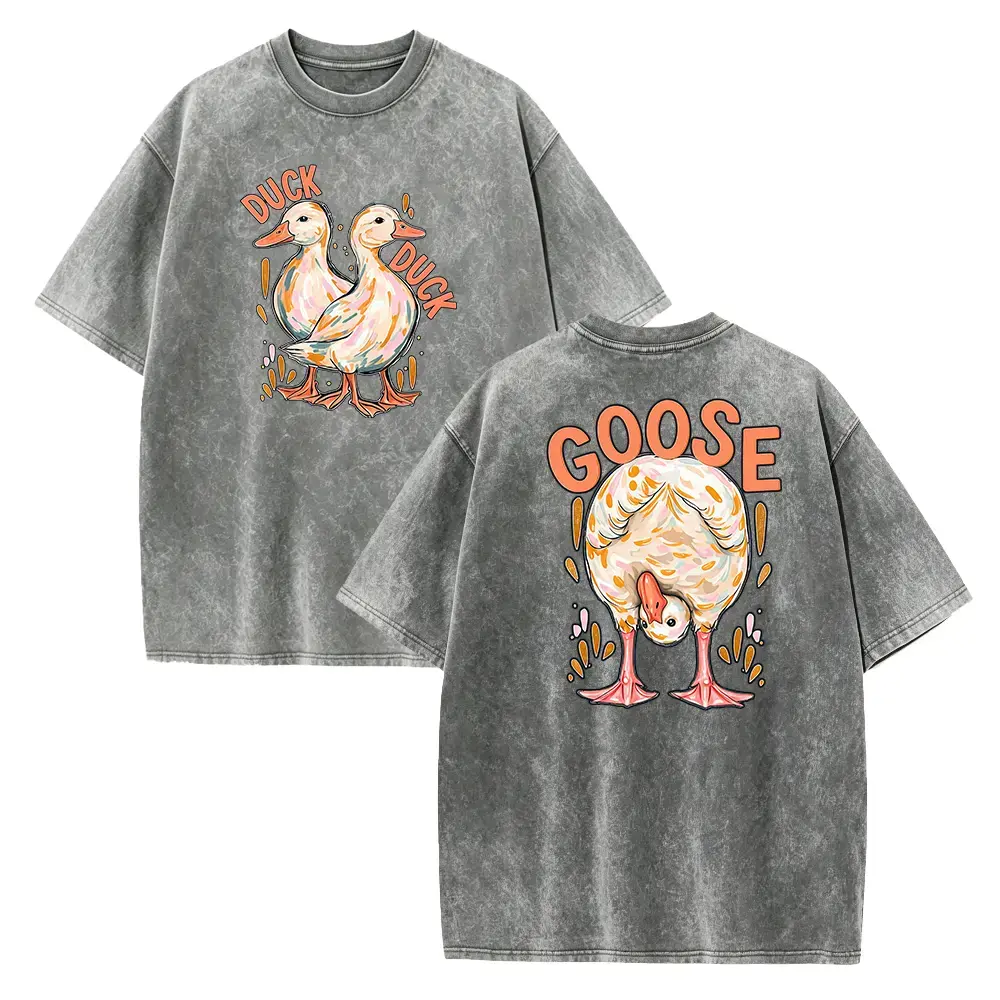 Funny Duck Duck Shirt, Retro   Tee, Trendy Animal Shirt, Cute Duck Tshirt, Farm Animal Shirt, Viral TikTok Tee, Gift for Her