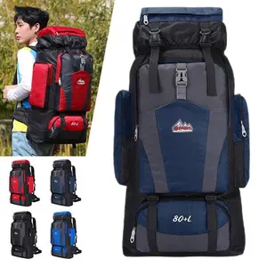 80L Waterproof Hiking Backpack for Men Women - Lightweight Large Capacity Camping Trekking Travel Daypack Outdoor Sports Mountaineering