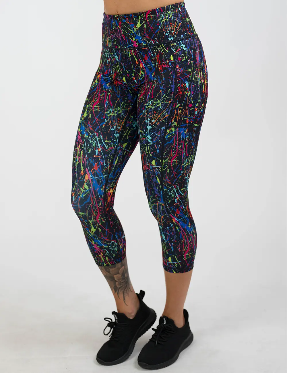 CVG Paint The Town Leggings, Workout Gear, Gym Gear, Gym Leggings, Elastic Waistband, Sporty Chic