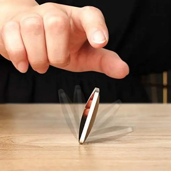 Kinetic Desk Toys - Colorful office RotaryDecompression Toy Overtumn Spinning FlipTabletop Toy