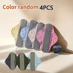 4pcs Leak-Proof & Waterproof Washable Incontinence Pads with Graphene Aseptic Technology for Elderly Care