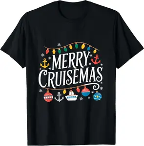 Merry Cruisemas Christmas Cruise Shirts Family Cruisin Lover T-Shirt