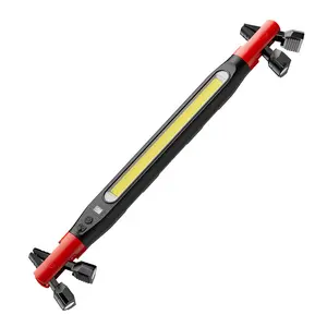 [FathersDayGift] 3000LM Work Light Flashlight, 5200mAh Rechargeable Underhood Lighting with Magnetic Base & Hanging Hooks, Handy Light for Car Repair/Garage/Job site/Emergency, Waterproof & Fireproof Ledlight, Boyfriend Hubby Father's Gift Super Bright