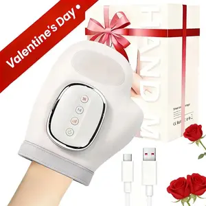 Heated Pressure Hand Massager, Compact Design Lightweight, Ultimate Relief Therapy for Hands Wrist Fingers, Arthritis Carpal Tunnel Syndrome, Ideal Birthday Valentine Gift